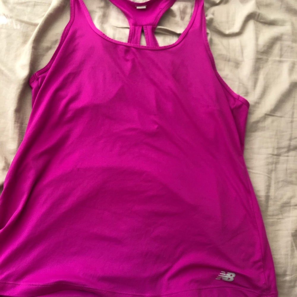 New balance pink tank